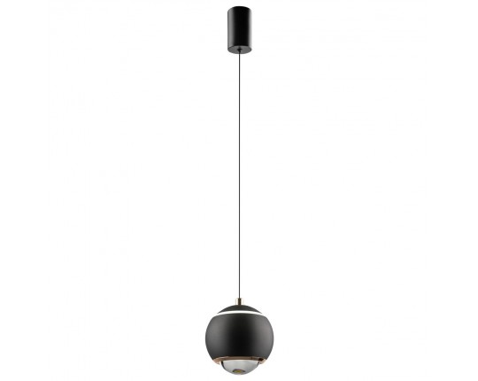 Подвесной светодиодный светильник Crystal Lux Caro SP Led Black
