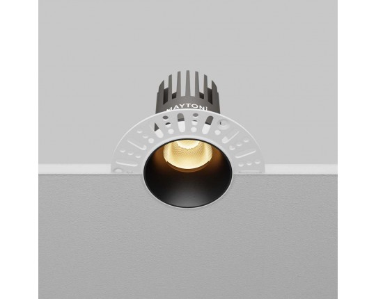 Встраиваемый светильник Maytoni Technical DL124-10W-2.7K-TRS-B