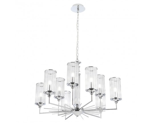 Подвесная люстра Crystal Lux Gloria SP9 Chrome