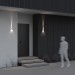 Уличный настенный светодиодный светильник Maytoni Times Square O580WL-L6W