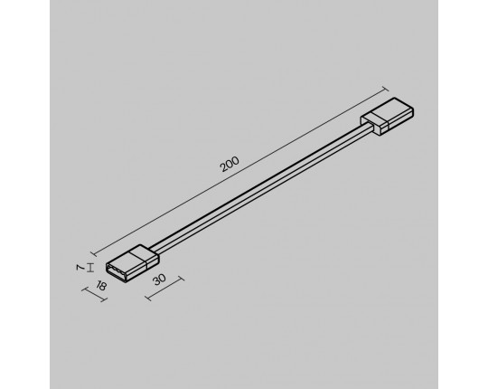 Комплектующие для уличной трековой системы Maytoni Outdoor O-TR002-SC