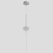 Подвесной светильник Crystal Lux GLASS SP3W LED CHROME