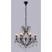 Подвесная люстра Crystal Lux Magnifico SP13 Black/Transparent