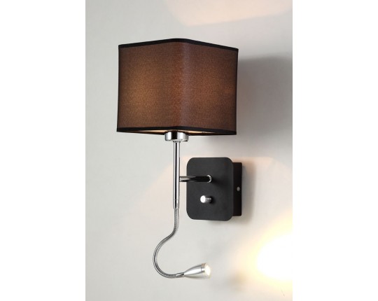 Бра Crystal Lux Paco AP2 Chrome/Black