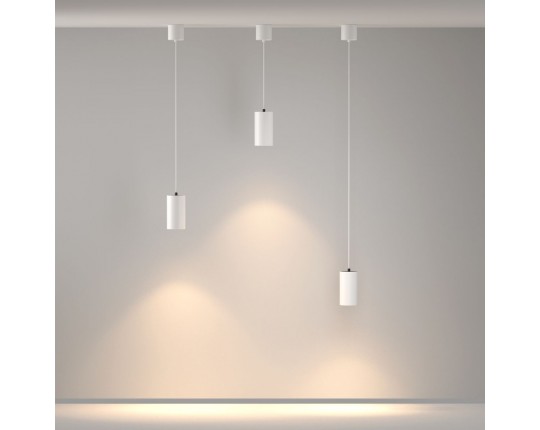 Подвесной светодиодный светильник Maytoni Technical Vol P100PL-20W3K-W