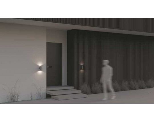 Уличный настенный светильник Maytoni Bowery O574WL-02B