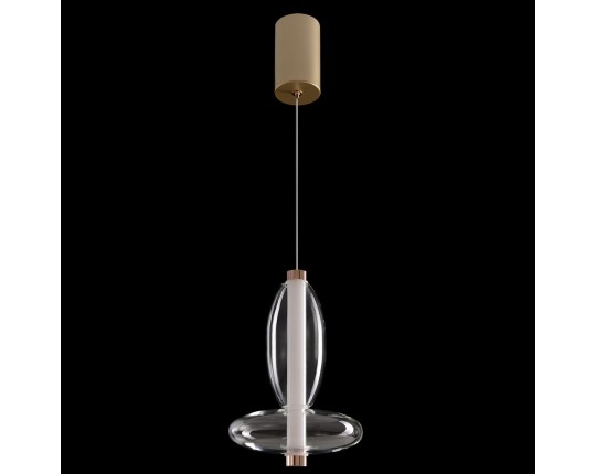 Подвесной светодиодный светильник Crystal Lux Quasar SP7W Led Transparent