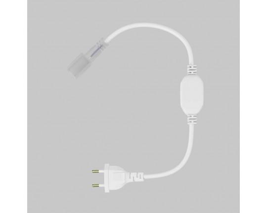 Коннектор питания с сетевой вилкой для гибкого неона 220В 25х13 мм Maytoni Led Strip 201236