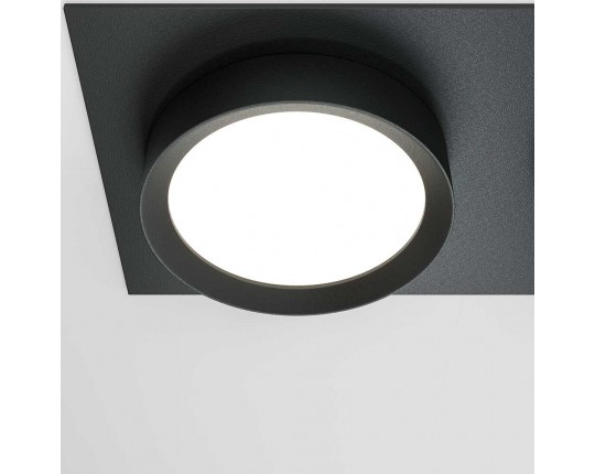 Встраиваемый светильник Maytoni Technical Hoop DL086-02-GX53-SQ-B