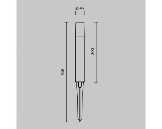 Ландшафтный светильник Maytoni Outdoor O416FL-L3B3K1