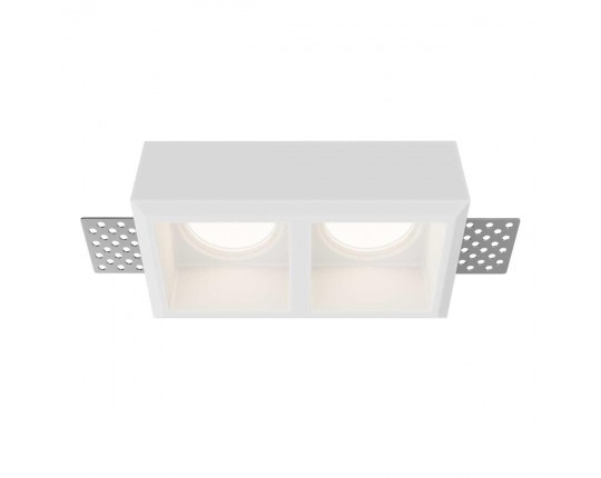 Встраиваемый светильник Maytoni Technical Downlight Gyps Modern DL131-GU10-02-W