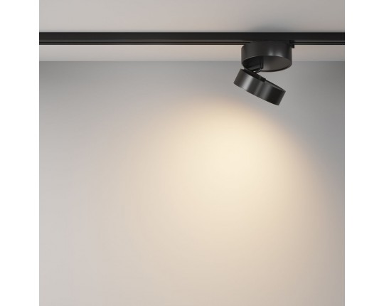 Трековый светодиодный светильник Maytoni Technical Unity Onda TR007-1-18W3K-B-1