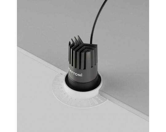 Встраиваемый светильник Maytoni Technical DL124-10W-3K-TRS-B