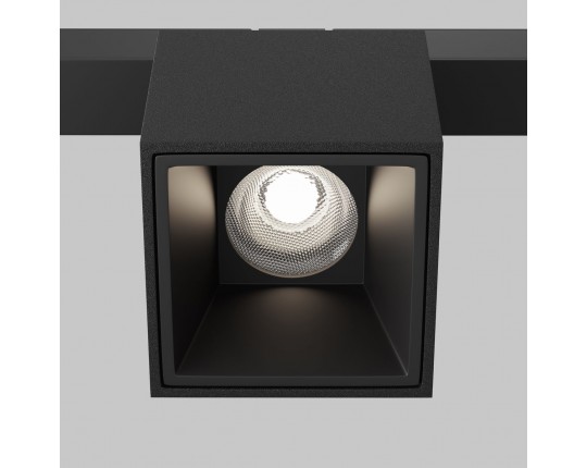 Трековый светодиодный светильник Maytoni Technical Magnetic Exility Alfa S TR133-2-7W4K-B