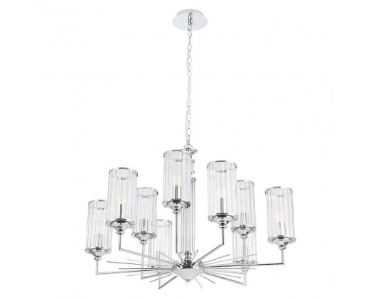 Подвесная люстра Crystal Lux Gloria SP9 Chrome