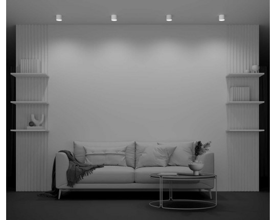 Потолочный светильник Maytoni Technical Glam C096L-GX53-WBS