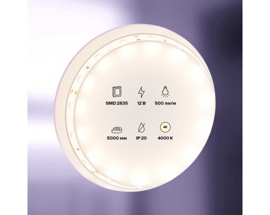 Светодиодная лента Maytoni Technical 4,8W/m 60LED/m 2835SMD дневной белый 5M 10103
