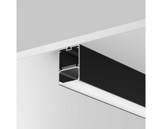 Алюминиевый профиль накладной-подвесной 50х70 (Черный, 2 м), ALM-5070-B-2M Maytoni Led Strip 633017