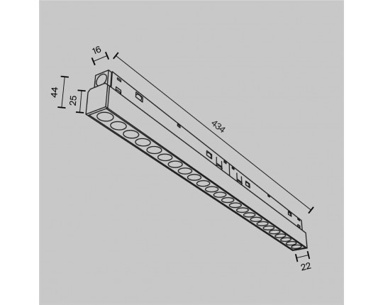 Трековый светильник Maytoni Technical EXILITY Points TR031-4-24WTW-DD2-W