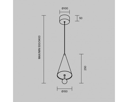 Подвесной светильник Maytoni Modern Bell MOD534PL-L11B3K Подвесной светильник Maytoni Modern Bell MOD534PL-L11B3K