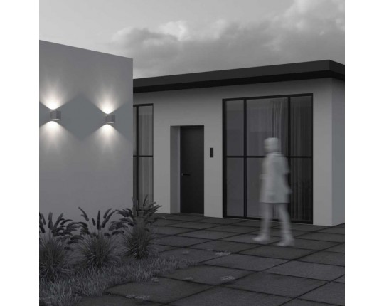 Уличный настенный светильник Maytoni Outdoor Block O507WL-L10W3K Уличный настенный светильник Maytoni Outdoor Block O507WL-L10W3K