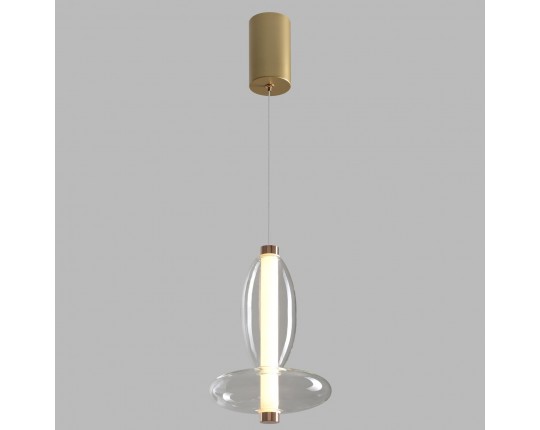 Подвесной светодиодный светильник Crystal Lux Quasar SP7W Led Transparent