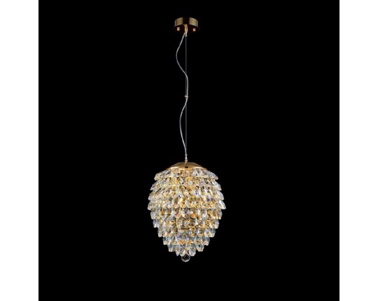 Подвесной светильник Crystal Lux Charme SP4 Gold/Transparent