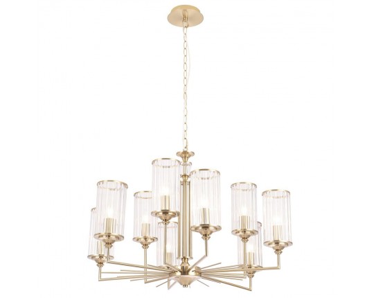 Подвесная люстра Crystal Lux Gloria SP9 Brass