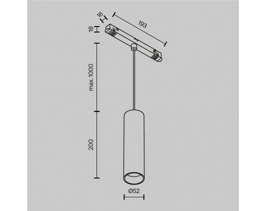 Трековый светодиодный светильник Maytoni Technical Exility Focus Led TR041-4-12WTW-DD-W