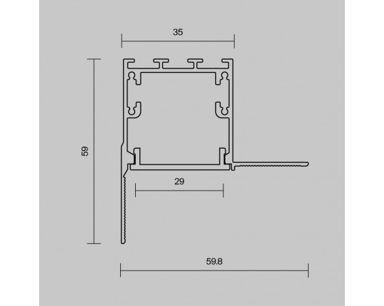 Алюминиевый профиль Maytoni Led Strip 636014 Алюминиевый профиль Maytoni Led Strip 636014