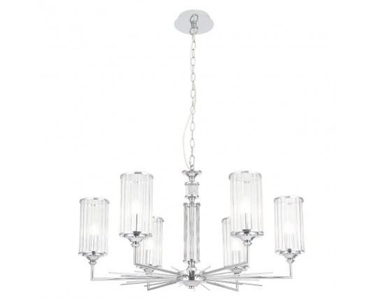 Подвесная люстра Crystal Lux Gloria SP6 Chrome