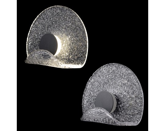 Настенный светодиодный светильник Crystal Lux Wave AP6W Led Transparent