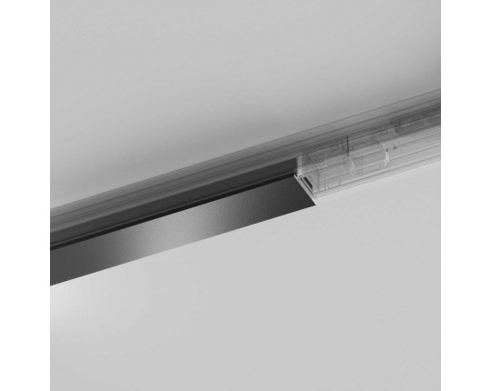 Декоративная накладка 1шт Exility X, черная Maytoni Technical EXILITY X Accessories for tracks Exility X TRA239DC-1B