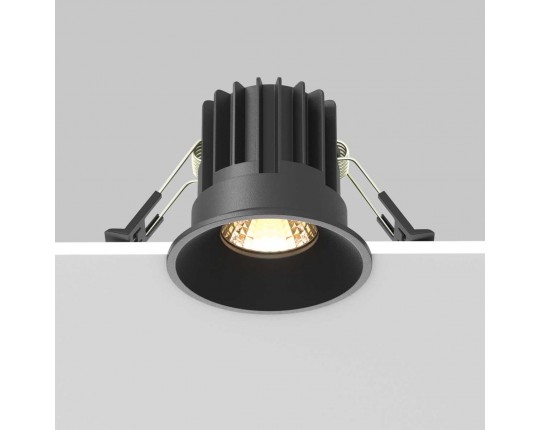Встраиваемый светильник Maytoni Technical Downlight Round DL058-7W2.7K-B