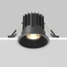 Встраиваемый светильник Maytoni Technical Downlight Round DL058-7W2.7K-B