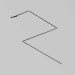 Шинопровод 1 м Exility X накладной Maytoni Technical EXILITY X Busbar trunkings Exility X TRX239-411B