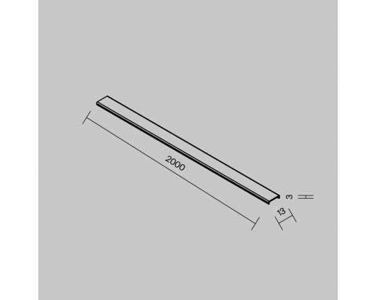 Комплектующие для трековой системы Maytoni Technical TRAMN034DC-2W
