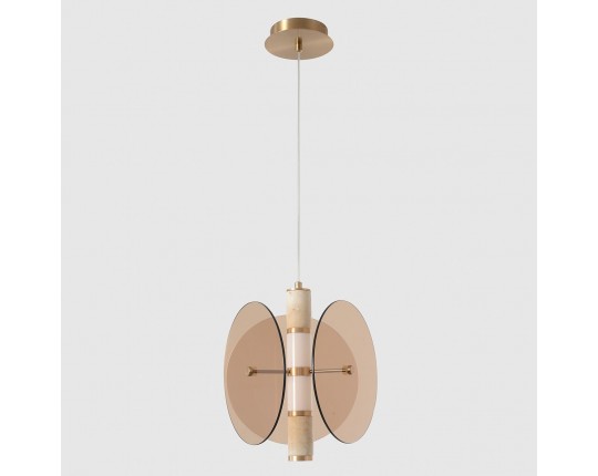 Подвесной светильник Crystal Lux AMARILLO SP12W LED BRASS