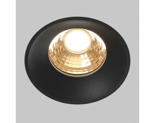 Встраиваемый светильник Maytoni Technical Downlight Round DL058-12W2.7K-TRS-B