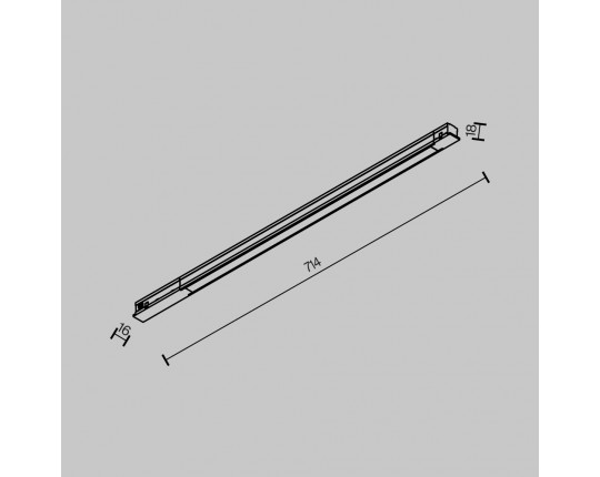 Трековый светильник Maytoni Technical TR231-2-15W4K-B