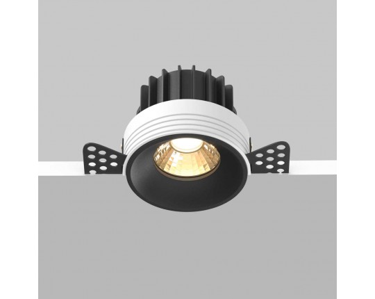 Встраиваемый светильник Maytoni Technical Downlight Round DL058-12W2.7K-TRS-B
