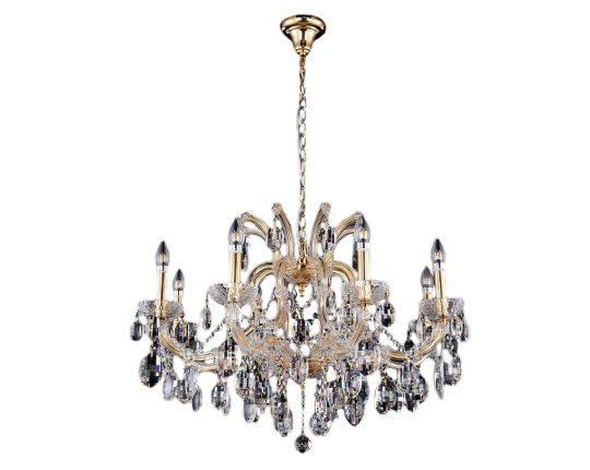 Подвесная люстра Crystal Lux Hollywood SP8 Gold