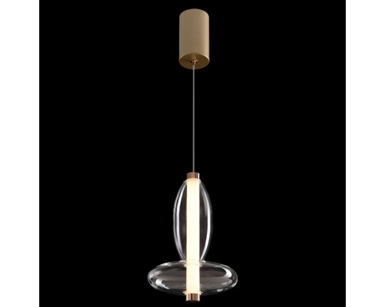 Подвесной светодиодный светильник Crystal Lux Quasar SP7W Led Transparent
