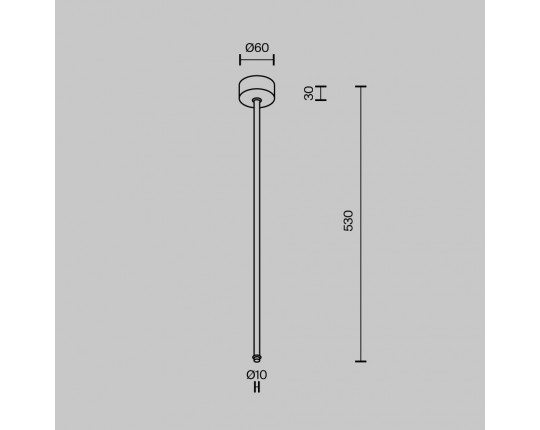 Аксессуар Maytoni Technical CA030C-SL-L500-B