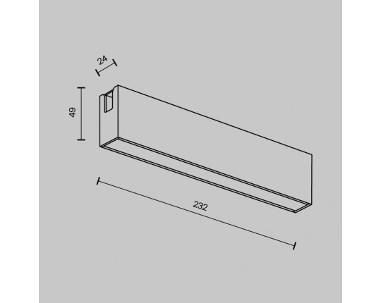 Трековый светильник Maytoni Technical TR151-1-12W3K-PT