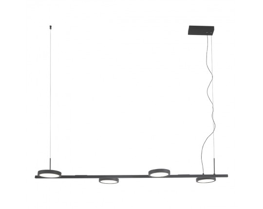 Подвесная светодиодная люстра Crystal Lux CLT 027C4 L1000 BL