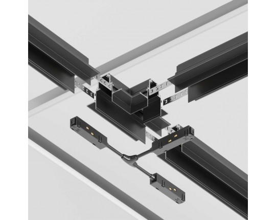 Коннектор питания T-образный Maytoni Technical Gravity TRA004CWT-22B Коннектор питания T-образный Maytoni Technical Gravity TRA004CWT-22B