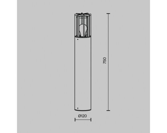 Уличный светильник Maytoni Barrel O453FL-01GF