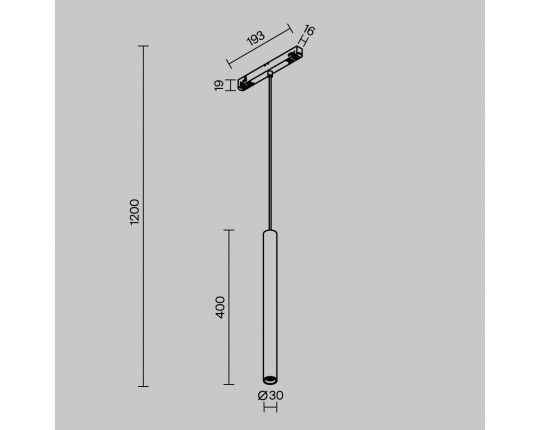 Трековый светильник Maytoni Technical Focus LED TR226-4-5WTW-M-DD2-W