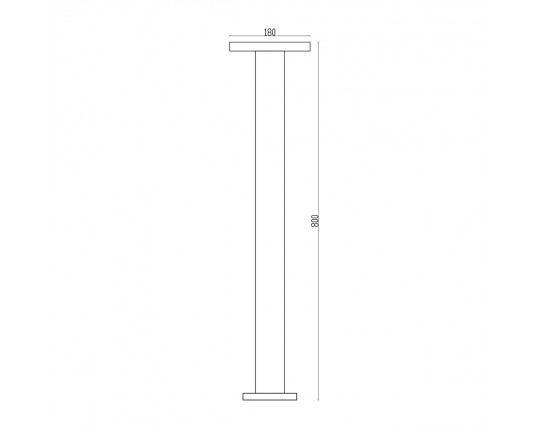 Уличный светодиодный светильник Maytoni Wald O420FL-L12GF1